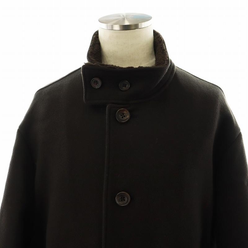 stein シュタイン オーバースリーブ コート ロング丈 スタンドカラー