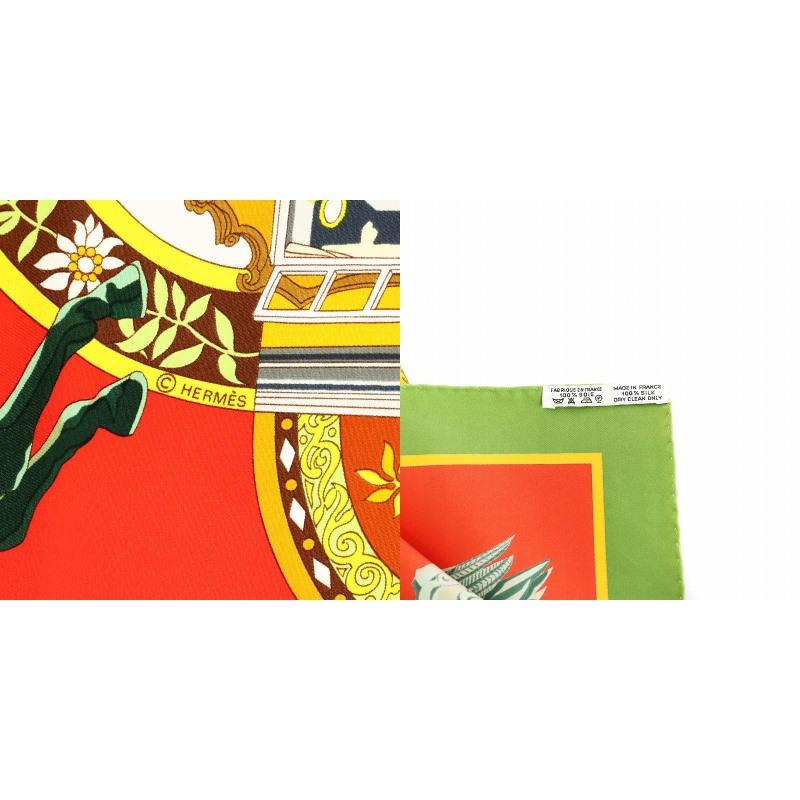 HERMES（エルメス） カレ90 IN SALZBURG スカーフ 楽器 楽譜 絹 シルク