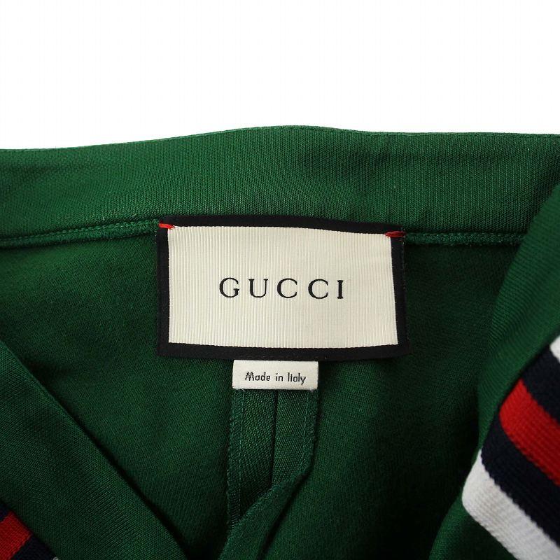●未使用●GUCCI・グッチ ●シェリーライン・サイドライン●半袖 中古・古着通販】GUCCI (グッチ) GG柄シェリーラインポロシャツ