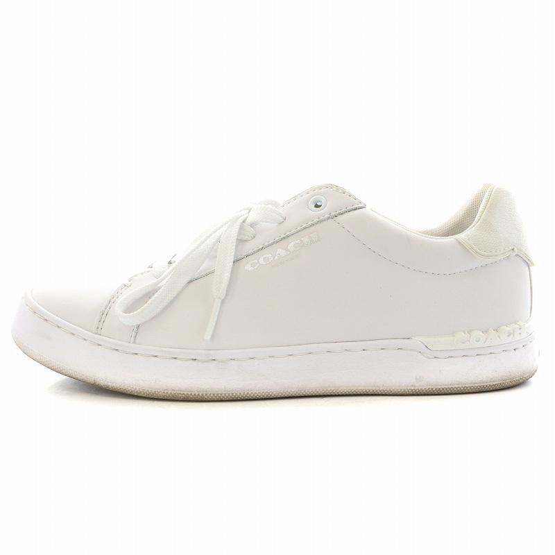 COACH コーチ シグネチャー スニーカー シューズ US7D 24.0cm 白 COACH コーチ シグネチャー スニーカー シューズ US7D 24.0cm 白