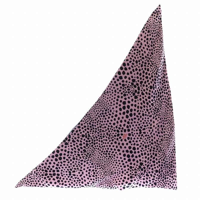 HERMES（エルメス） トライアングル ジェアン スカーフ レオパード