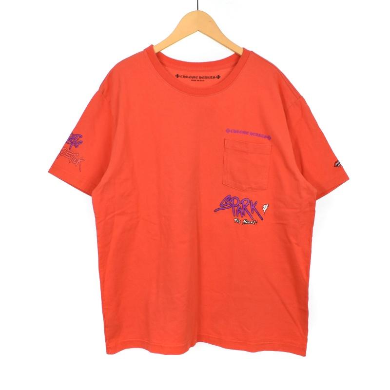 Chrome Hearts オレンジ Tシャツ マッティーボーイ CHROME HEARTS（クロムハーツ） マッティボーイ MATTY BOY PPO SPARK