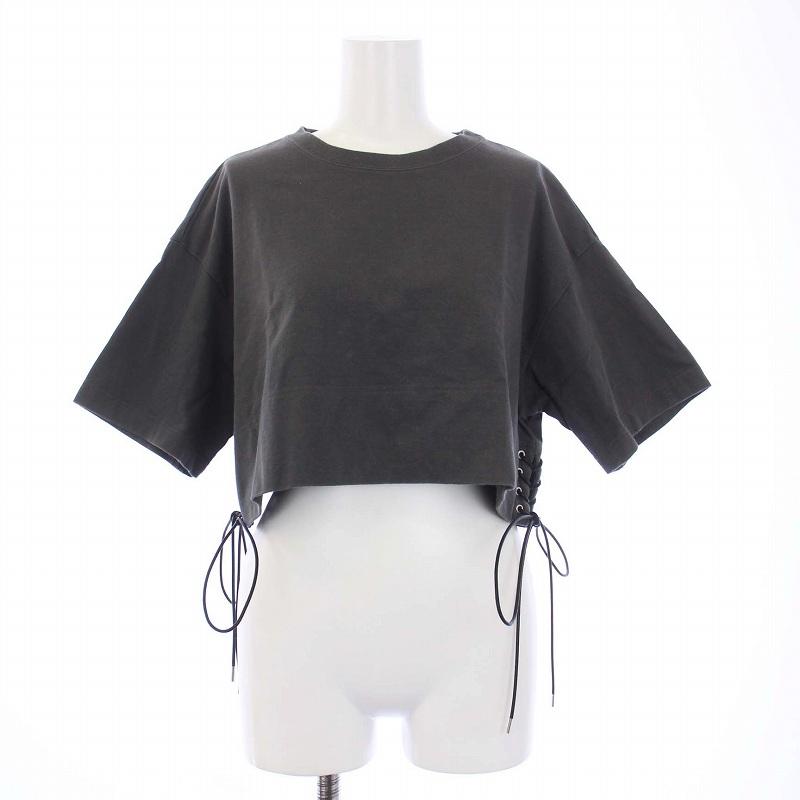 ジョンローレンスサリバン JOHN LAWRENCE SULLIVAN LACE-UP SHORT TOP 