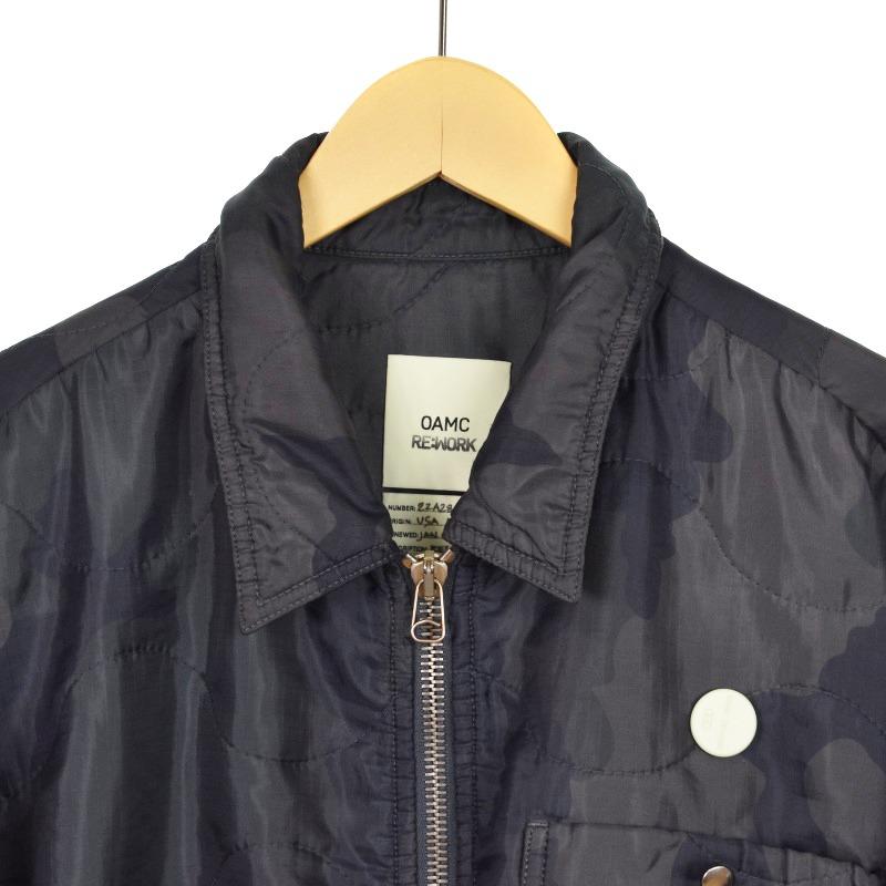 オーエーエムシー OAMC 22AW RE WORK QUILTED SHIRT リワーク オーエーエムシー OAMC 22AW RE WORK QUILTED SHIRT リワーク