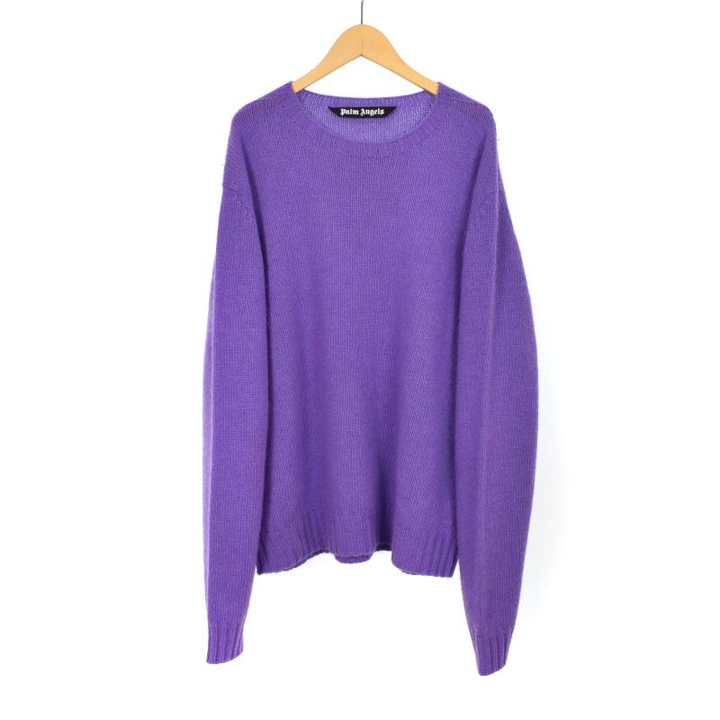 パームエンジェルス PALM ANGELS ロゴインターシャ ニット セーター