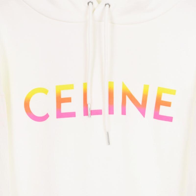 CELINE セリーヌ 22SS グラデーションロゴルーズプルオーバー パーカー  