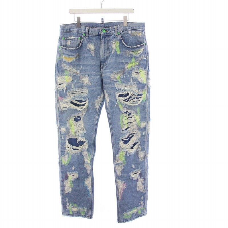 エンドレスデニム ENDLESS DENIM Embroidered and Distressed Denim