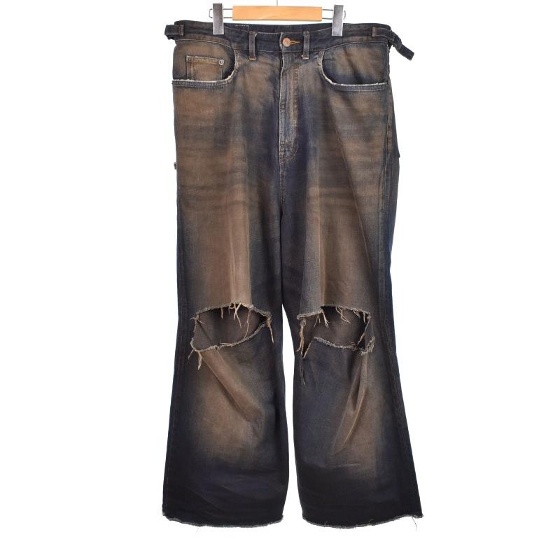 BALENCIAGA バレンシアガ 22AW Destroy Skate Denim Pants BALENCIAGA バレンシアガ 22AW Destroy Skate Denim Pants