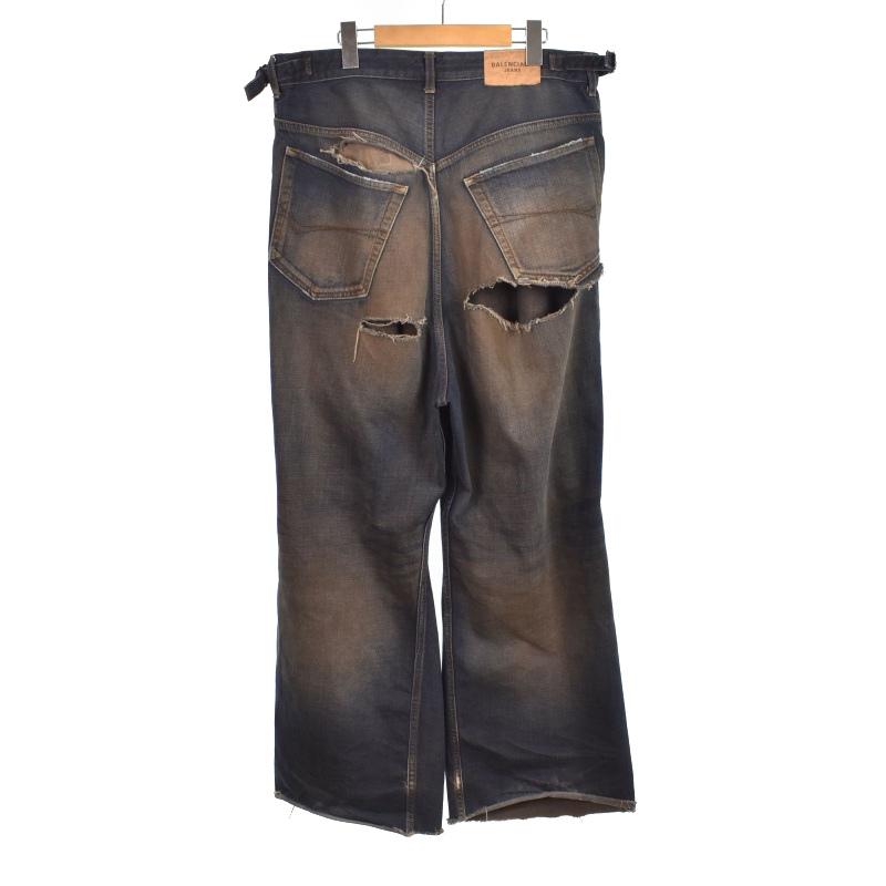 BALENCIAGA バレンシアガ 22AW Destroy Skate Denim Pants BALENCIAGA バレンシアガ 22AW Destroy Skate Denim Pants