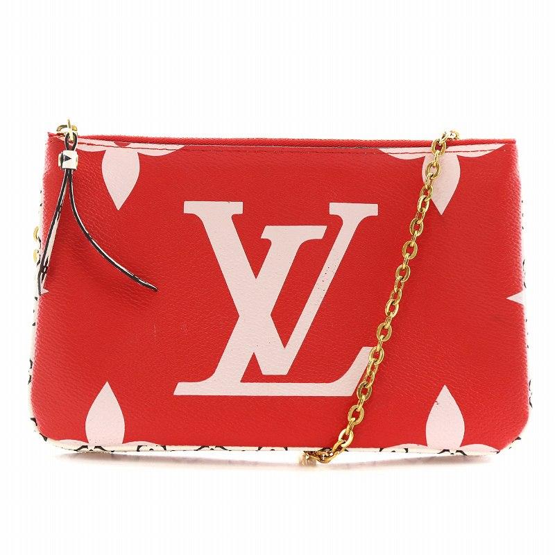 LOUIS VUITTON ルイヴィトン ポシェット ドゥーブルジップ モノグラム 