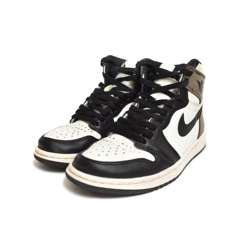 シューズ(男性用) Nike Air Jordan 1 Sail/Dark Mocha/Black Jordan NIKE AIR JORDAN 1 HI OG sail/black-dark mocha-black 555088
