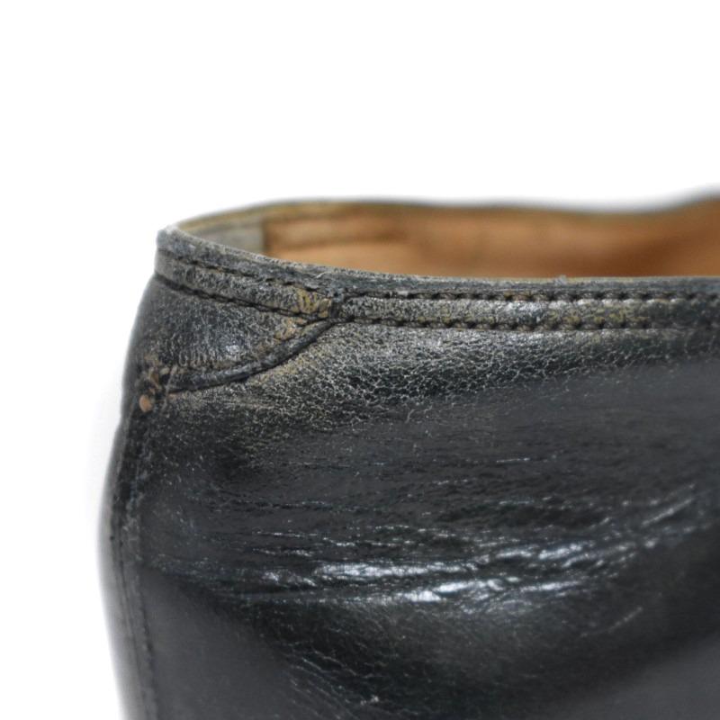 【中古】ジョンロブ JOHN LOBB OCEAN オーシャン ローファー モカシン レザー 6.5 緑 グリーン メンズ ジョンロブ JOHN LOBB OCEAN オーシャン ローファー モカシン レザー