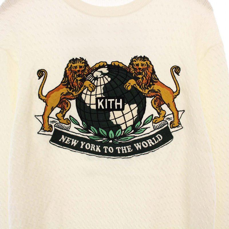 キスニューヨークシティ KITH NYC To The World Cable Crewneck