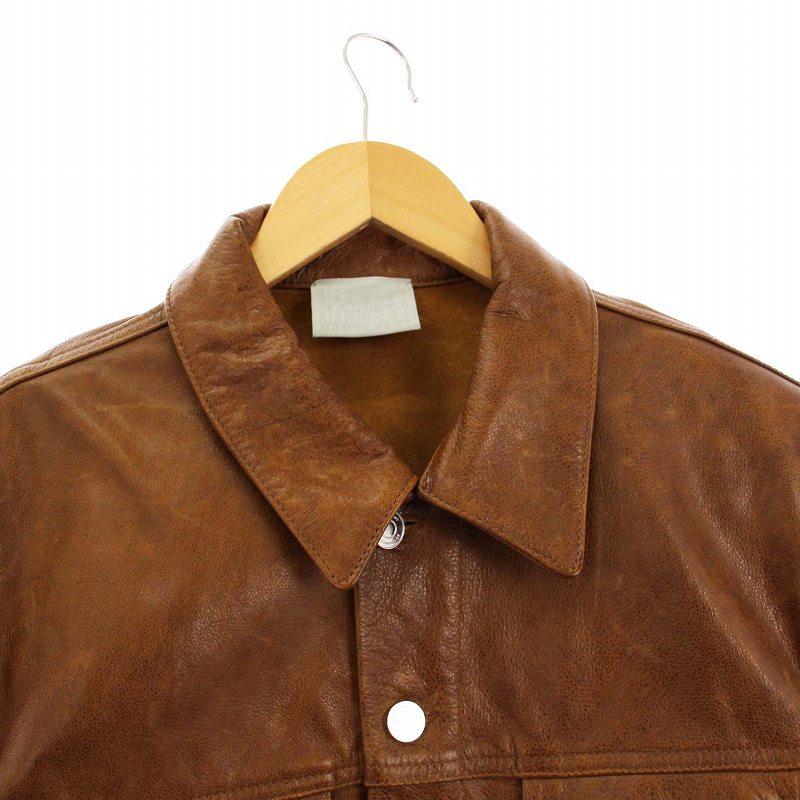 ヴェトモン VTMNTS Convertible leather and denim jacket