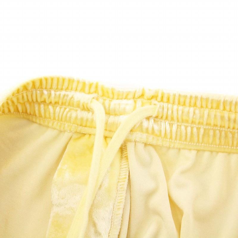 【中古】バレンシアガ velvet-effect straight-leg trousers ベルベットエフェクトストレート ワイドパンツ S 751017 BALENCIAGA（バレンシアガ） BALENCIAGA velvet-effect straight-leg