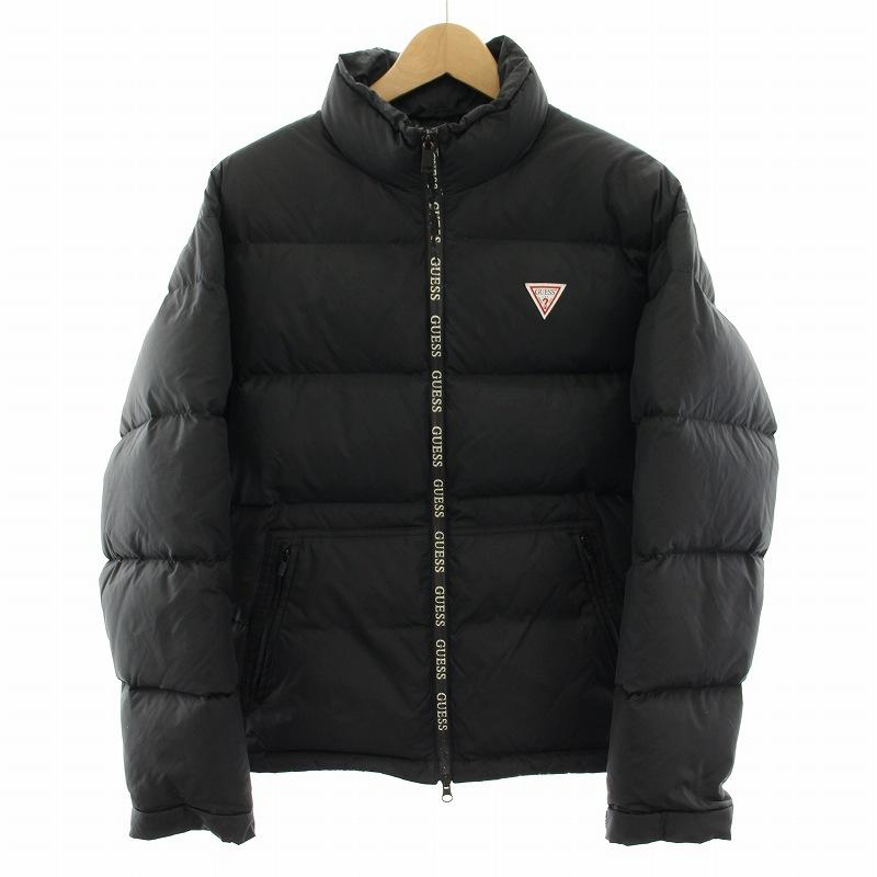 ゲス GUESS ダウンジャケット アウター S 黒 ブラック MZ4W2134JP /YT 