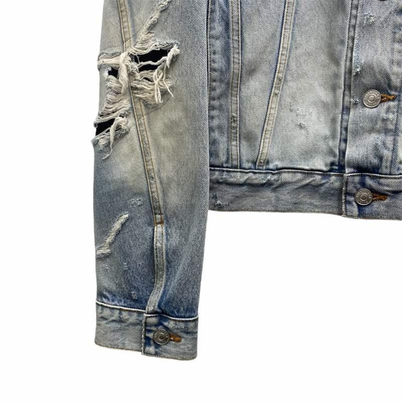 BALENCIAGA デニムジャケット Gジャン BALENCIAGA 未使用品 バレンシアガ 2020 デストロイ ダメージ