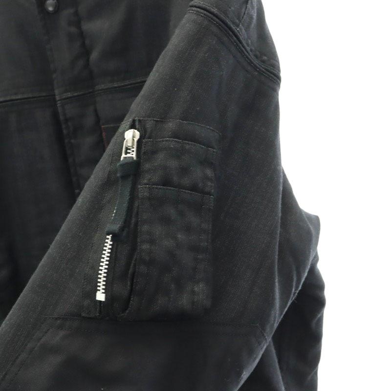 コムデギャルソンオム　ma-1 ジップパーカー　23aw COMME des GARCONS HOMME MA-1 SLEEVE ZIP PARKA