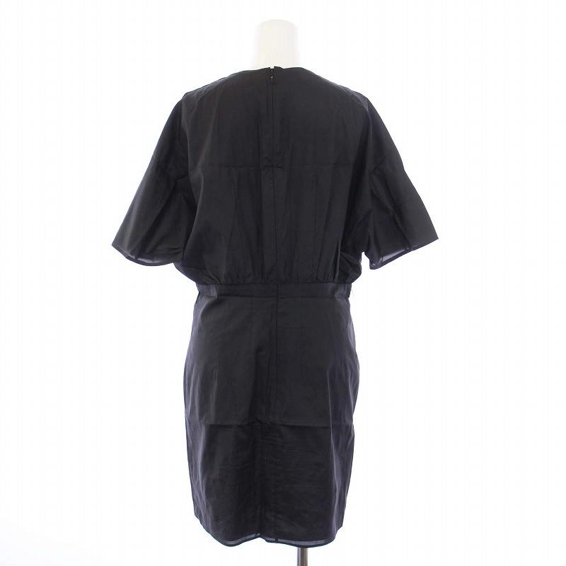 【中古】プラダ PRADA 22SS Technical トライアングルプレート ワンピース 半袖 ドルマンスリーブ シルク P3G42 S221 PRADA（プラダ） PRADA 22SS Technical トライアングルプレート