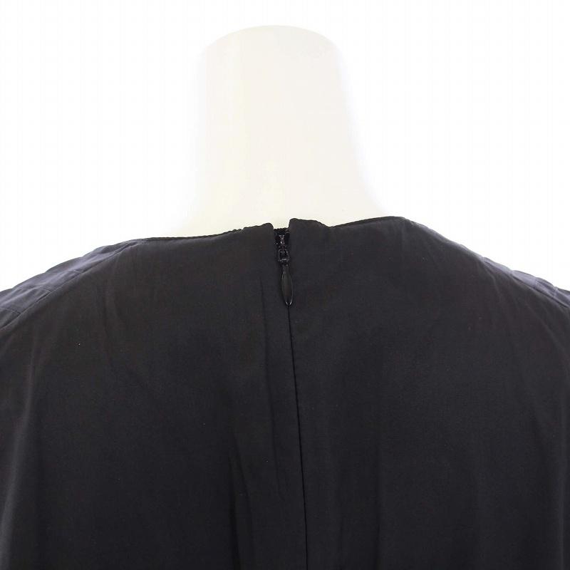 【中古】プラダ PRADA 22SS Technical トライアングルプレート ワンピース 半袖 ドルマンスリーブ シルク P3G42 S221 PRADA（プラダ） PRADA 22SS Technical トライアングルプレート