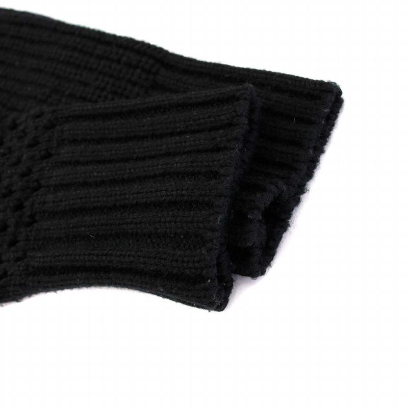 サルバム sulvam Mesh asymmetry knit メッシュアシンメトリーニット