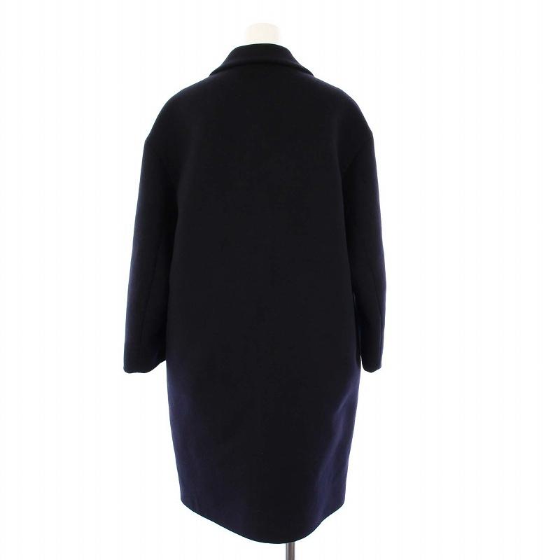 PRADA ネイビー ロングコート 42 PRADA ネイビー ロングコート 42