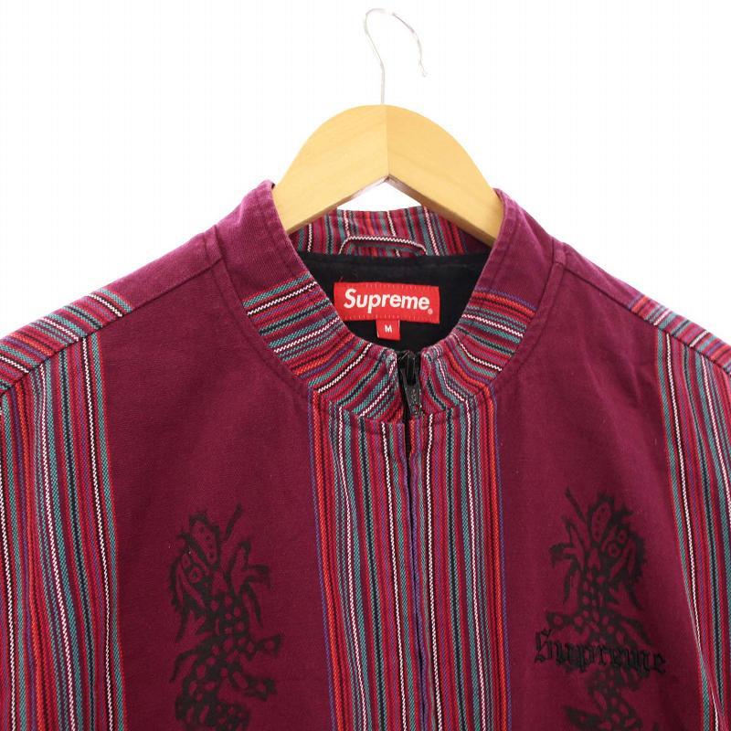 Supreme シュプリーム SUPREME 18SS Woven Striped Batik Jacket Supreme シュプリーム SUPREME 18SS Woven Striped Batik Jacket