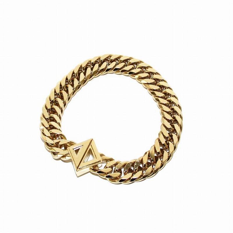 オールド　ディオール　CDロゴ　ストーン付　ブレスレット　バングル　ゴールド Christian Dior（ブレスレット/バングル ・ ゴールド/金色系）の