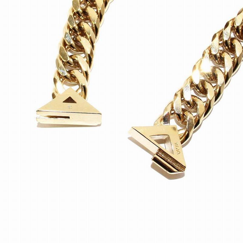 ディオール Dior CD ダイヤモンド ブレスレット M ゴールド