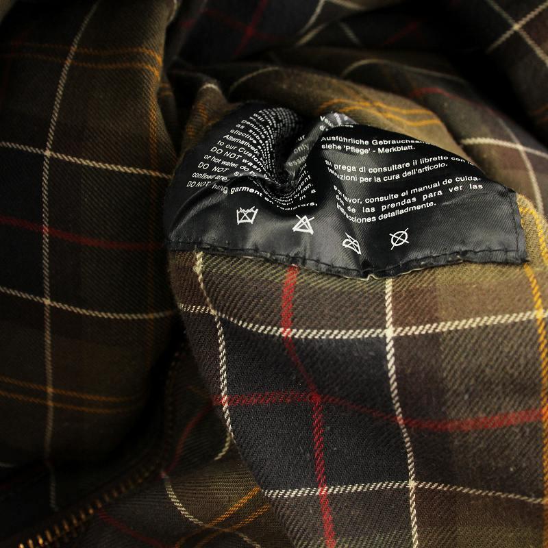 バブアー Barbour オイルドジャケット ブルゾン ステンカラー 衿