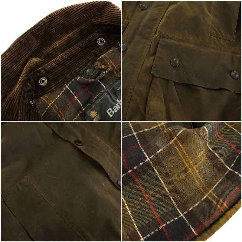 バブアー Barbour オイルドジャケット ブルゾン ステンカラー 衿