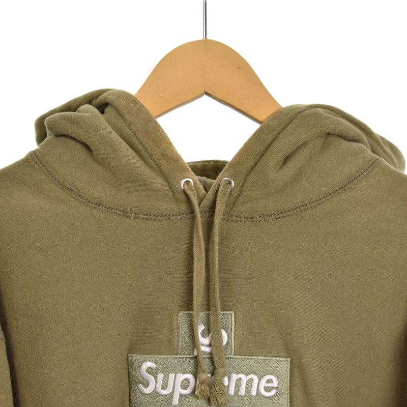20AW Supreme CrossBoxLogo フーディ M SUPREME(シュプリーム) 20AW Cross Box Logo Hooded Sweatshirt クロス