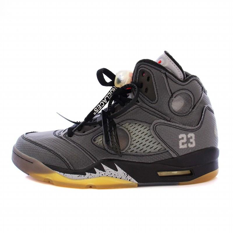 NIKE（ナイキ） 未使用品 オフホワイト Air Jordan 5 Black  display picture 2