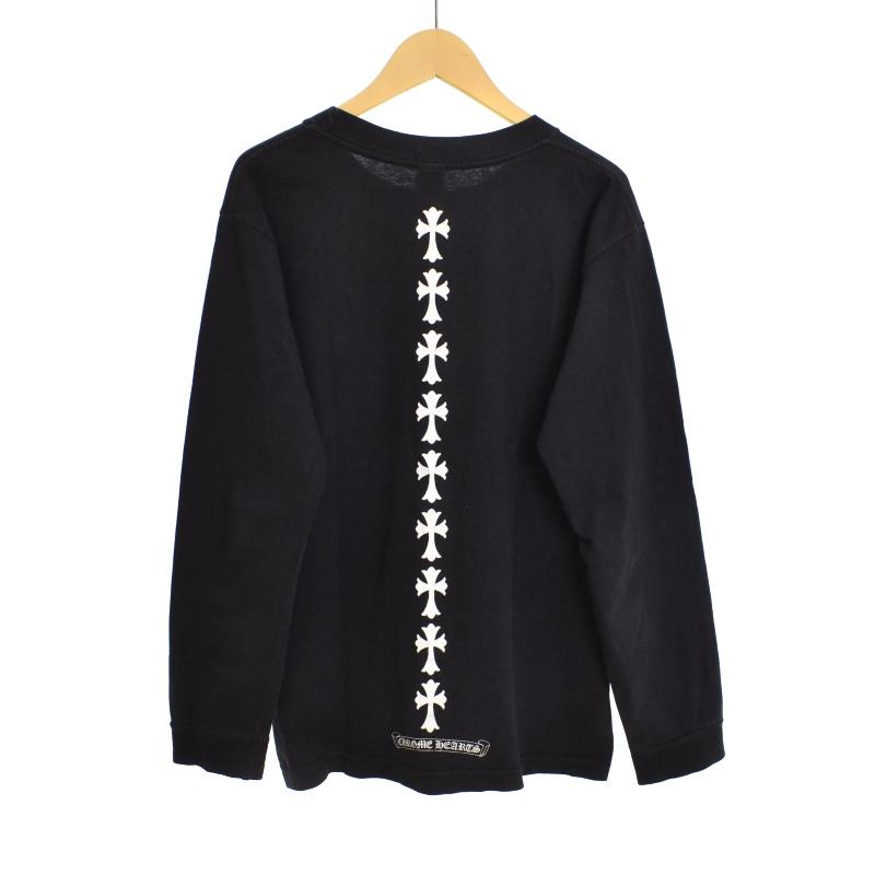 CHROME HEARTS クロムハーツ セメタリ―クロス プリント ロンT CHROME HEARTS クロムハーツ セメタリ―クロス プリント ロンT