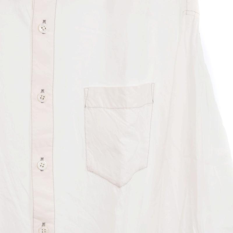 サルバム sulvam Round hem over shirt ラウンドヘム オーバー