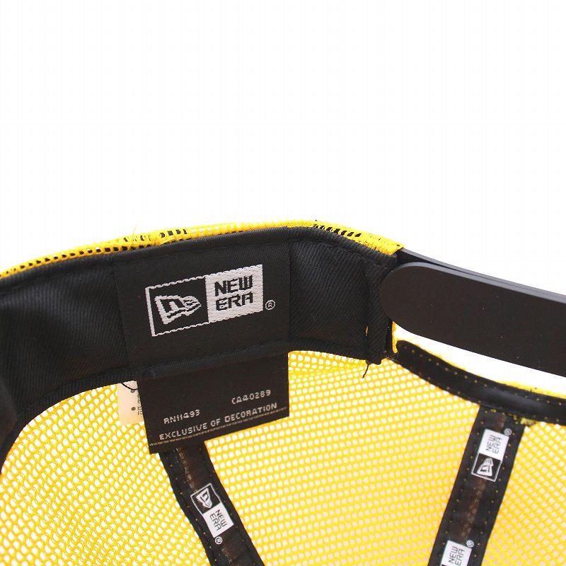 未使用・阪神タイガース×ニューエラ ブラック トラッカーキャップ 59FIFTY 阪神タイガース ブラック × ゴールド | ニューエラ