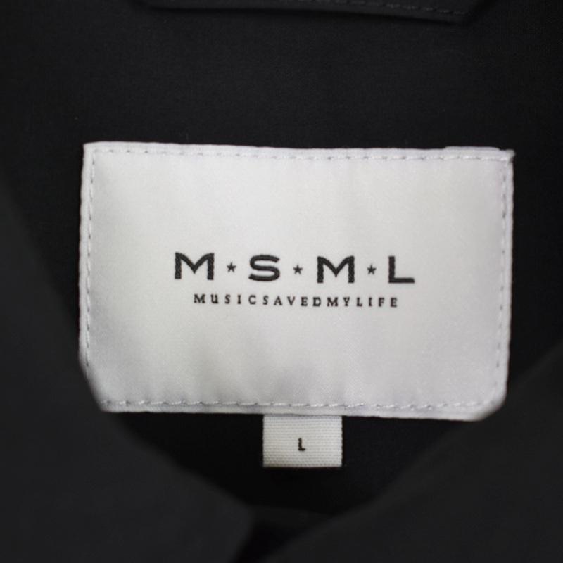 エムエスエムエル MSML SKULL SHORT SLEEVE SHIRT シャツ 長袖 総柄 L