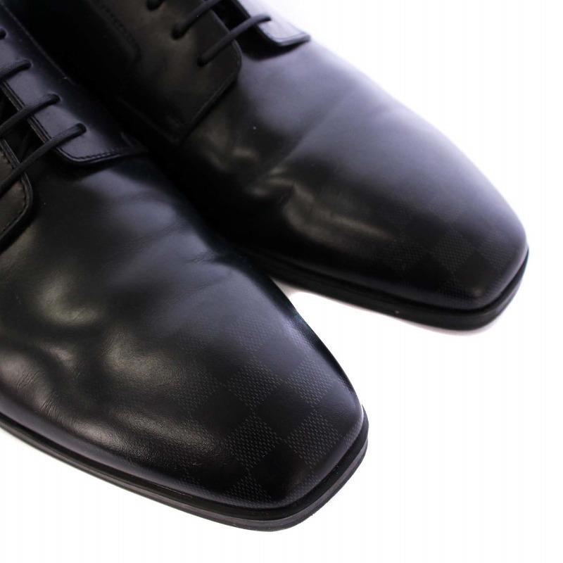 Louis Vuitton ダミエパターン ビジネスシューズ LOUIS VUITTON】【ダミエ】【イタリア製】ルイヴィトン『プレーントゥ