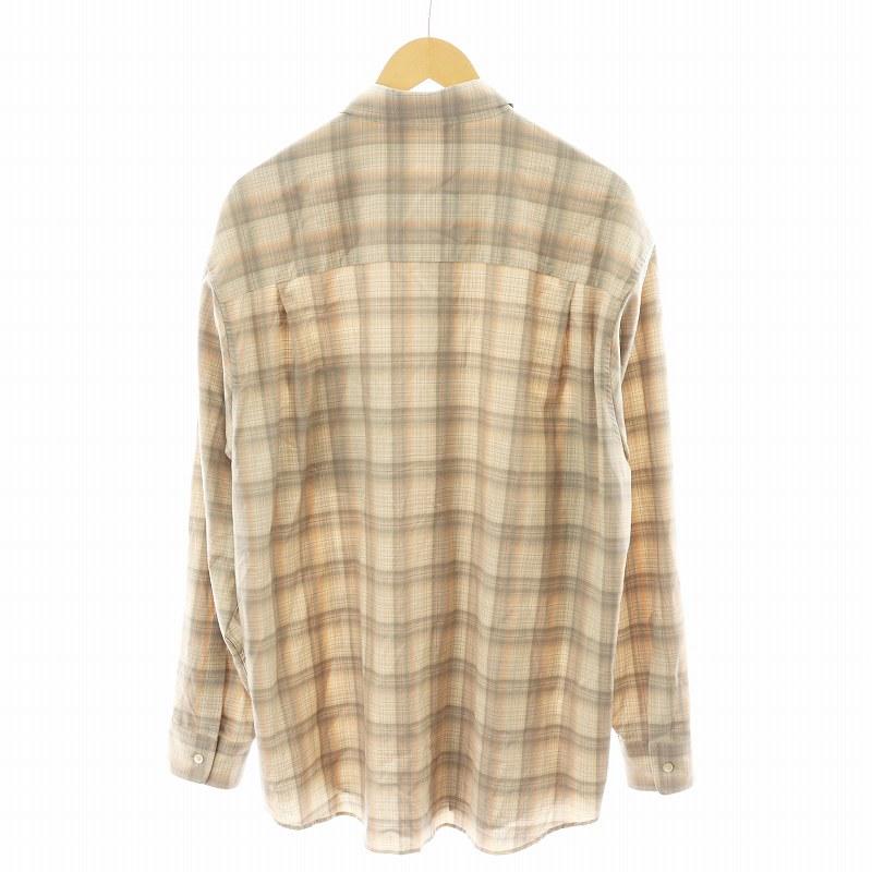 オーラリー AURALEE 22AW スーパー ライト ウール チェック シャツ