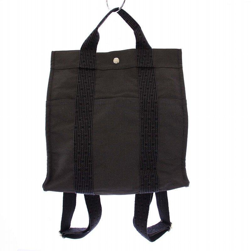 エルメス エールライン リュック HERMES（エルメス） エールラインMM リュックサック デイバッグ グレー