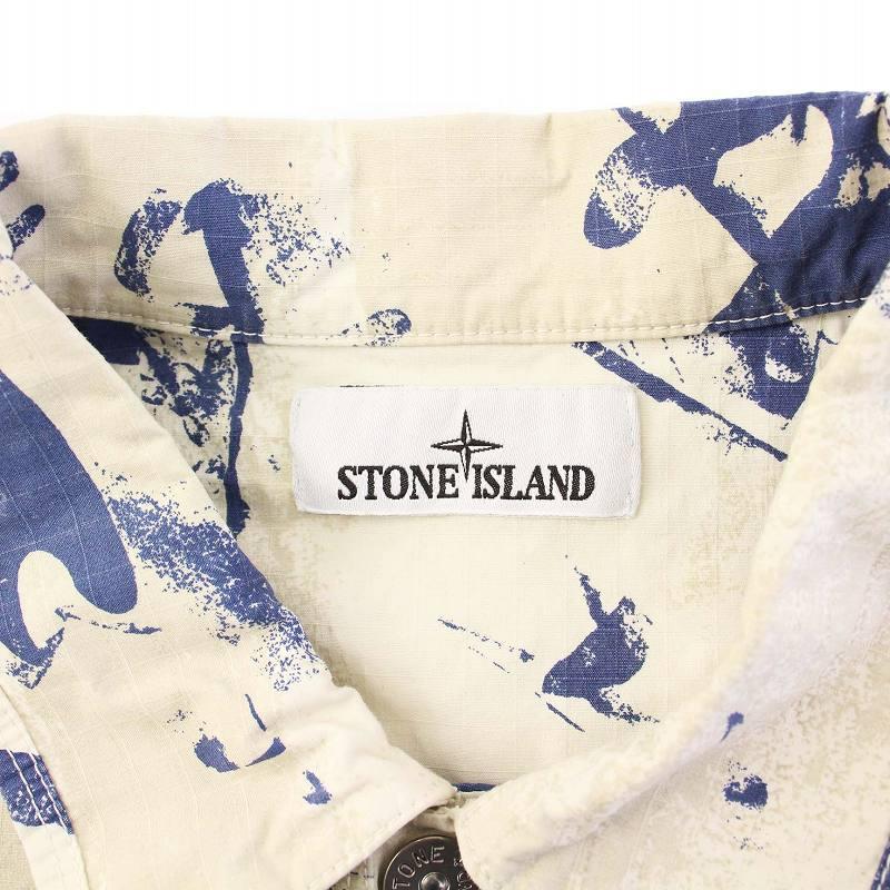 Lサイズ●ストーンアイランド STONE  半袖Tシャツ 総柄 迷彩 Lサイズ○ストーンアイランド STONE ISLAND 半袖Tシャツ 総柄 迷彩