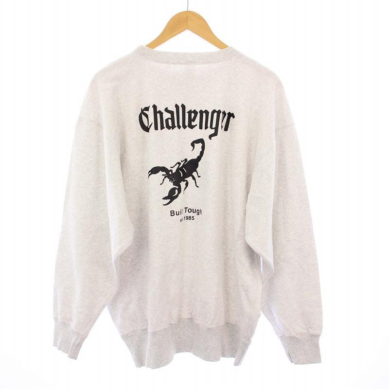 CHALLENGER チャレンジャー　トレーナー　スウェット 未使用品 チャレンジャー スコーピオン クルーネック スウェット