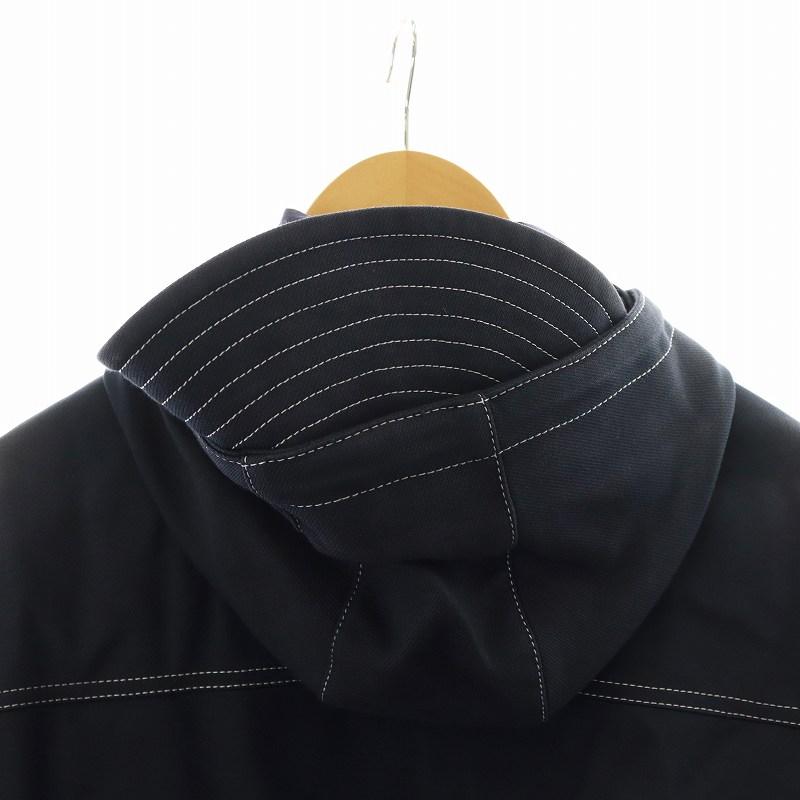ジャックムス JACQUEMUS ブルゾン ジャケット フード アウター 46 紺 