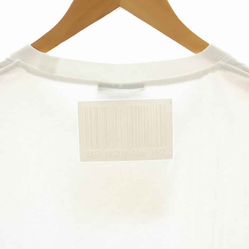 ヴェトモン VETEMENT VTMNTS Tシャツ カットソー 半袖 バーコード XL