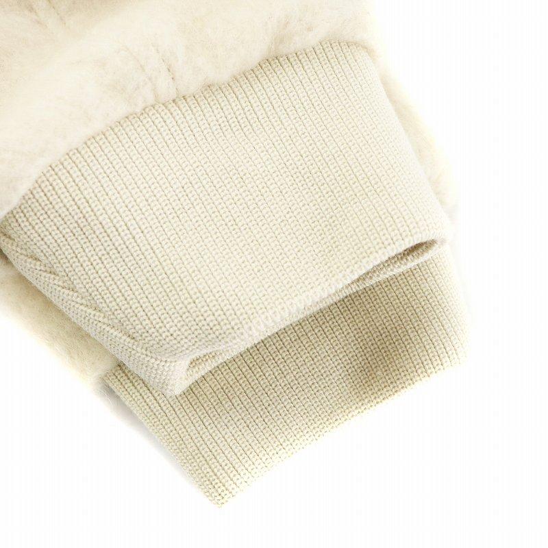 【中古】アンダーカバー MOHAIR SHAGGY BIG MA-1 ボンバージャケット ブルゾン リバーシブル モヘヤ混 3 オレンジ 白 アンダーカバー UNDERCOVER MOHAIR SHAGGY BIG MA-1 ボンバー