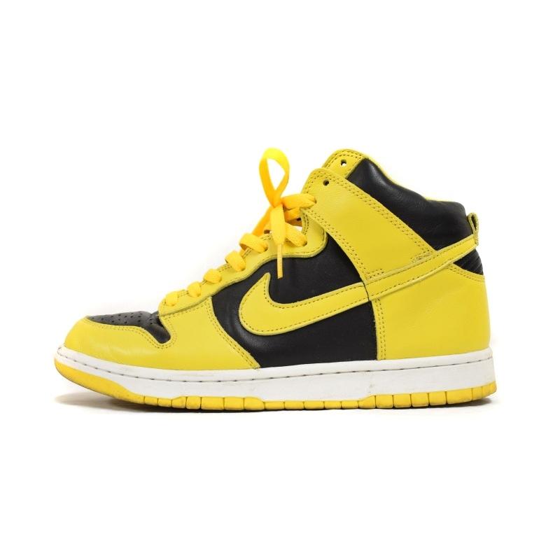 ダンク　メイズアンドブラック　ナイキ NIKE（ナイキ） NIKE Dunk High Black Varsity Maize ダンク ハイ