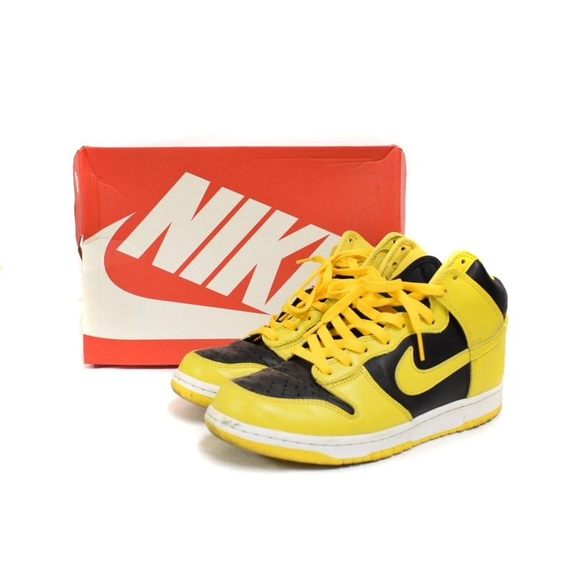 NIKE（ナイキ） NIKE Dunk High Black Varsity Maize ダンク ハイ