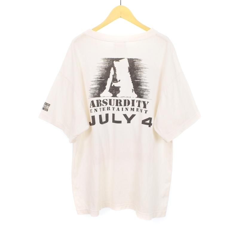 セントマイケル SAINTMICHAEL 23SS SS TEE JULY WHITE FOREVER Tシャツ