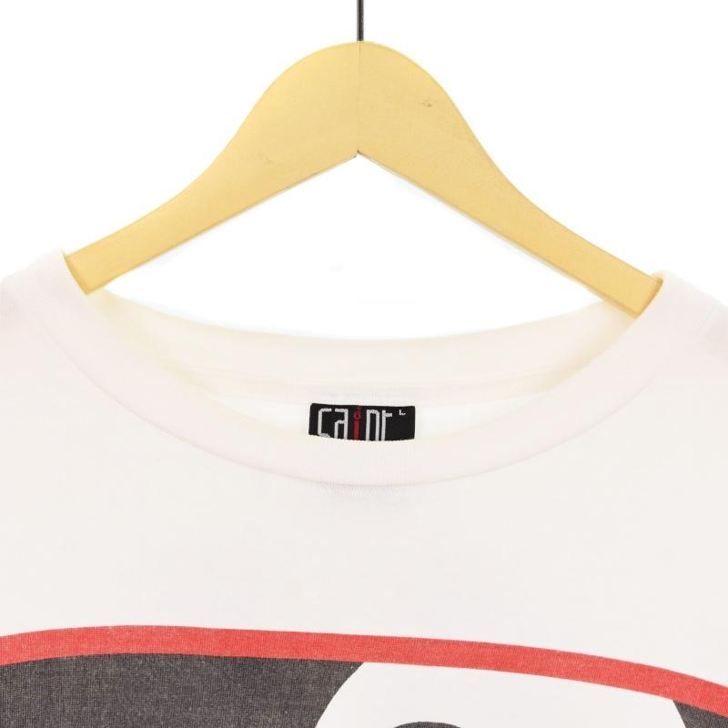 【中古】セントマイケル SAINTMICHAEL 23SS SS TEE JULY WHITE FOREVER Tシャツ 半袖 プリント L 白 SM-S23-0000-018 セントマイケル SAINTMICHAEL 23SS SS TEE JULY WHITE FOREVER Tシャツ