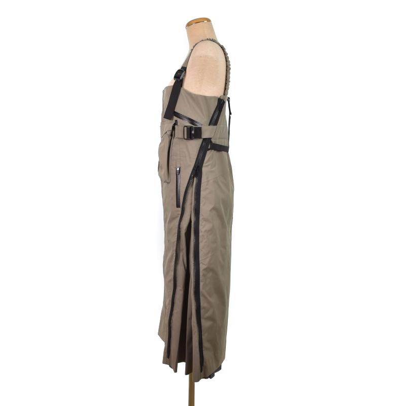 サカイ sacai アクロニウム ACRONYM 22SS プリーツナイロンドレス